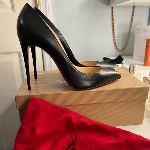 Christian Louboutin Black Pigalle Follies - Picture 1 of 3
